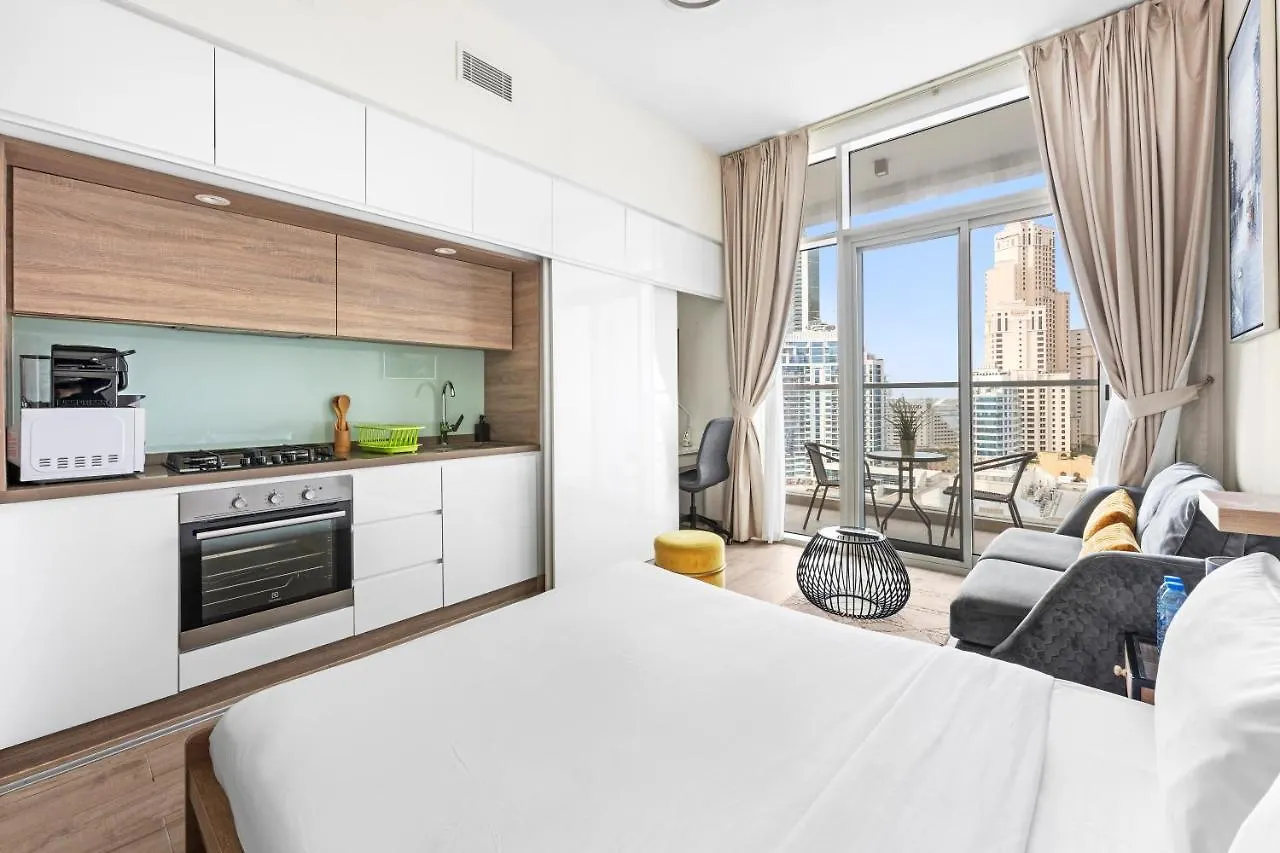 A Living Luxury Studio - Studio One Dubai Marina Lägenhet