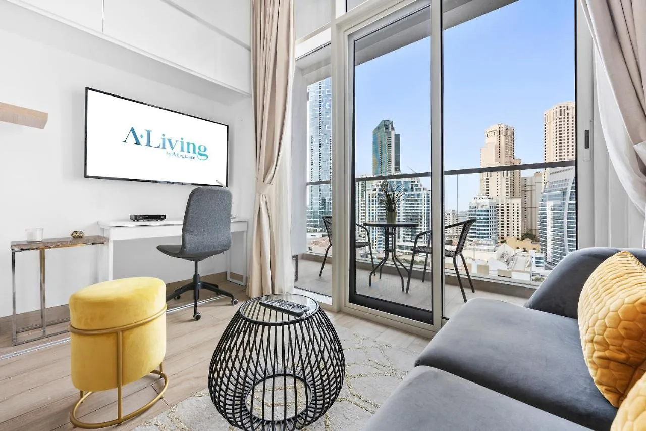 아파트 A Living Luxury Studio - Studio One Dubai Marina 아랍에미리트